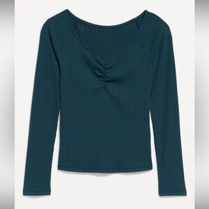 ✨NWT✨ Old Nay Cinched Rib-Knit Top size L